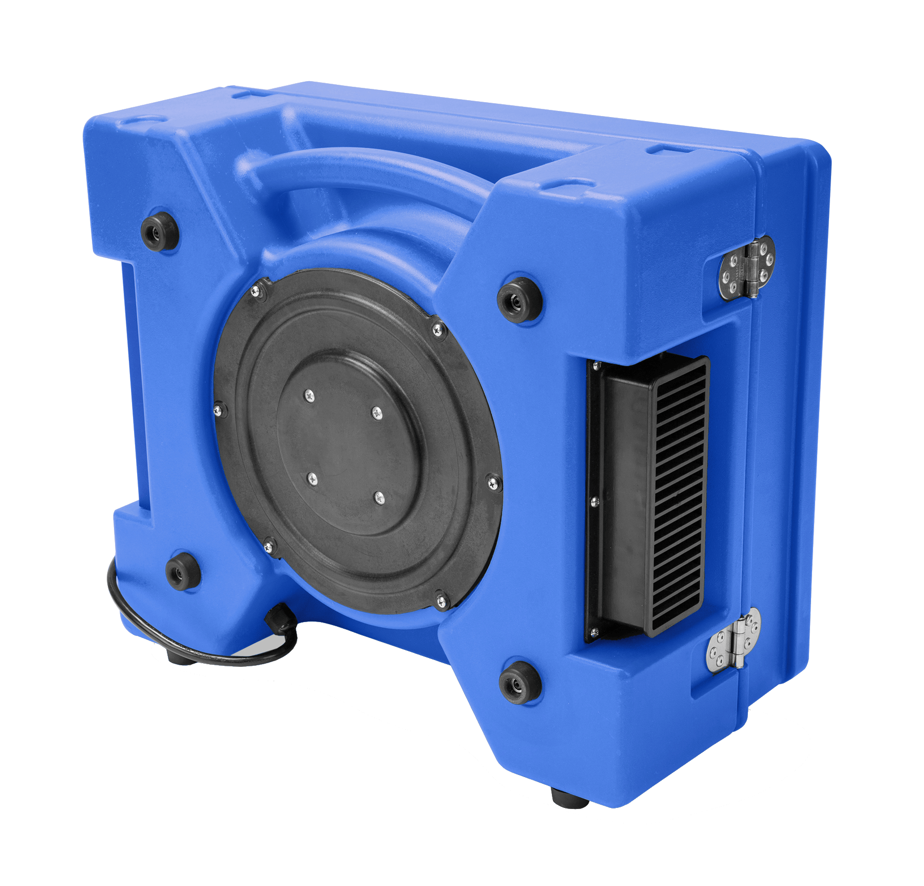 Professional air scrubber used during basement mold remediation